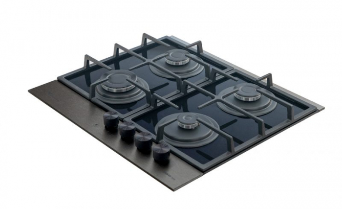 Plita incorporabila Tornado ECLIPSE Dark Inox, NG/GPL, 60 cm [5]