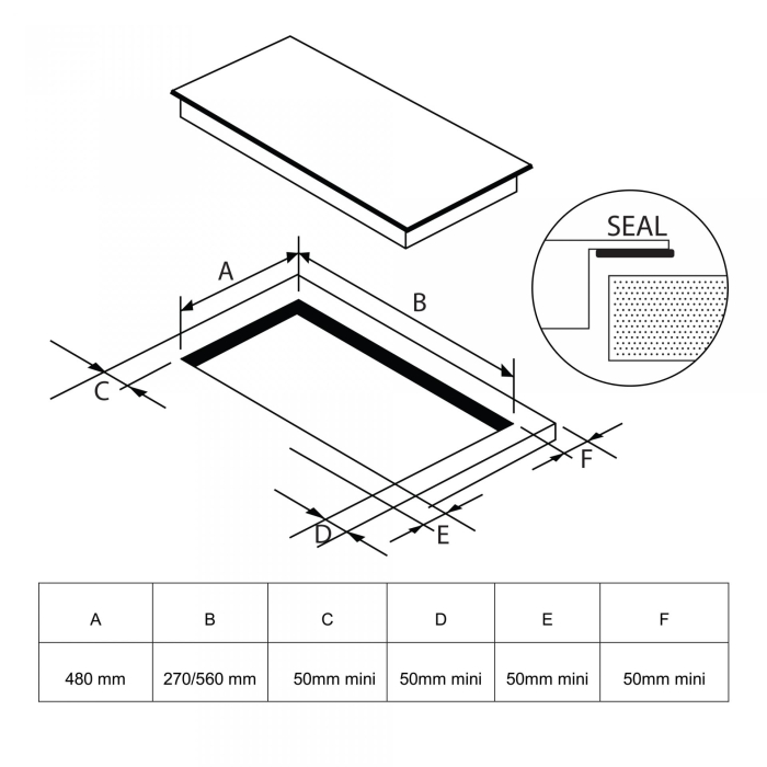Plita incorporabila vitroceramica Samus PSVE-32BG4 [2]