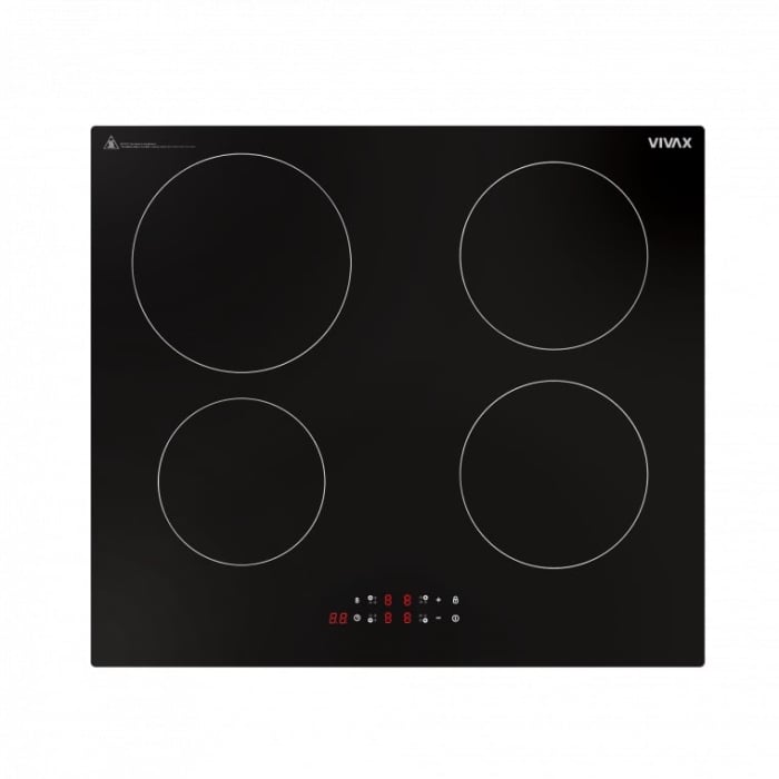 Plita incorporabila VIVAX BH-04MIN, Inductie, Patru zone de gatit, Boost, Control touch, Timer, Putere maxima 8100 W, Timer digital, Setari putere in 9 trepte, Protectie copii, Indicator caldura rezid [1]