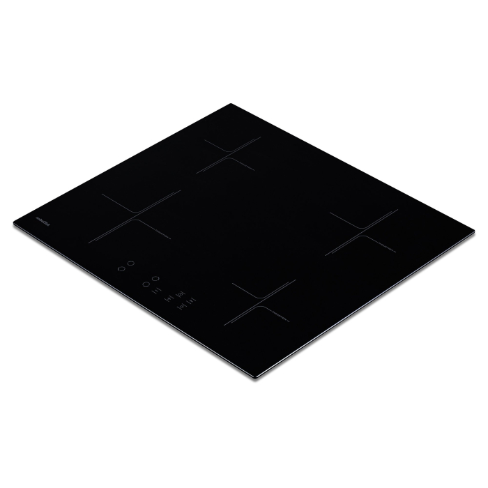 Plita inductie incorporabila NobelTek NHI-85604B, 60 cm, control touch, 4 arzatoare, detectare vase de gatit, timer, 9 trepte de putere, indicator caldura reziduala, child lock, Negru [2]