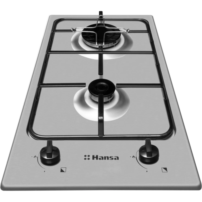 Plita pe gaz Hansa, 30 cm, 2 zone de gatit, inox [2]