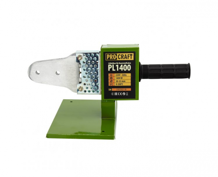 Plita PPR Procraft PL1400, ciocan sudura 1400W, 50-300 grade, 20 25 32 mm, incalzire 10 min [4]