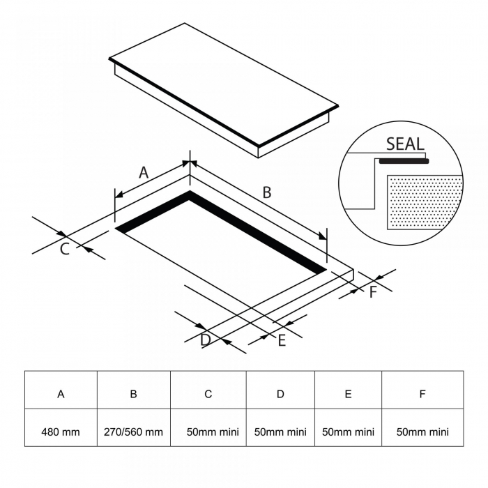 Plita vitroceramica incorporabila Samus PSVE-64BG6, control touch, 9 trepte putere, indicator caldura reziduala, blocaj de siguranta, timer [2]