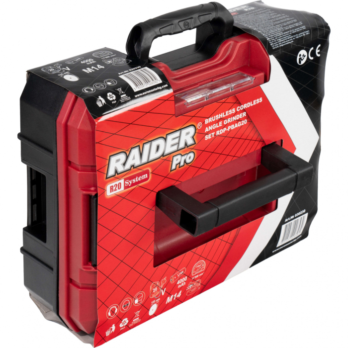 Polizor unghiular brushless 125mm 4Ah RDP-PBAG20Set R20 [5]