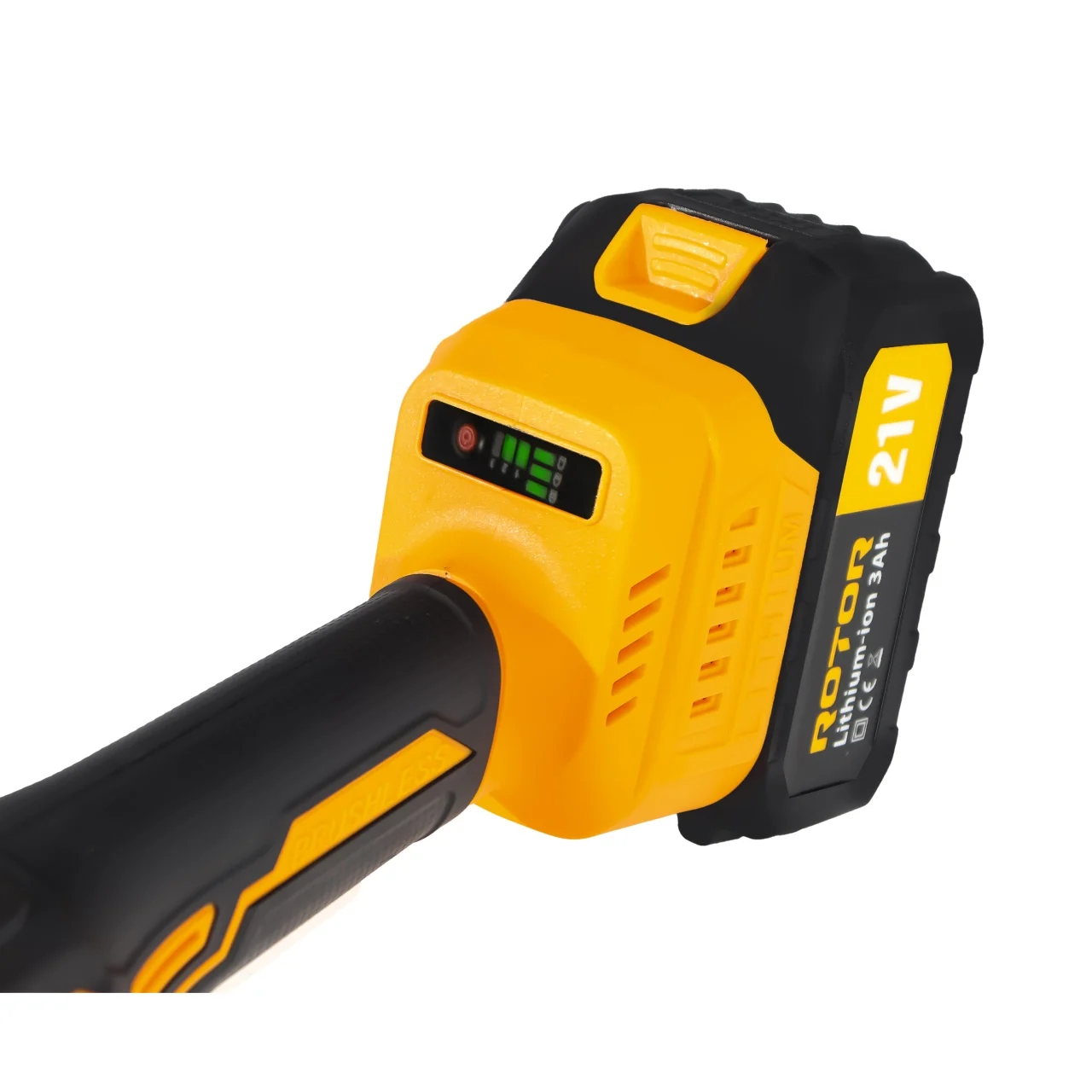 Polizor unghiular pe acumulator ROTOR RAG21 21V/3 Ah,820 W ,8500 rot/min,Brushless [3]