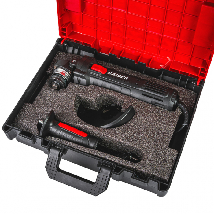 Polizor unghiular Raider Pro RDP-AG79 Black Edition, 900W, 125mm, LCD, Reglaj viteză [7]