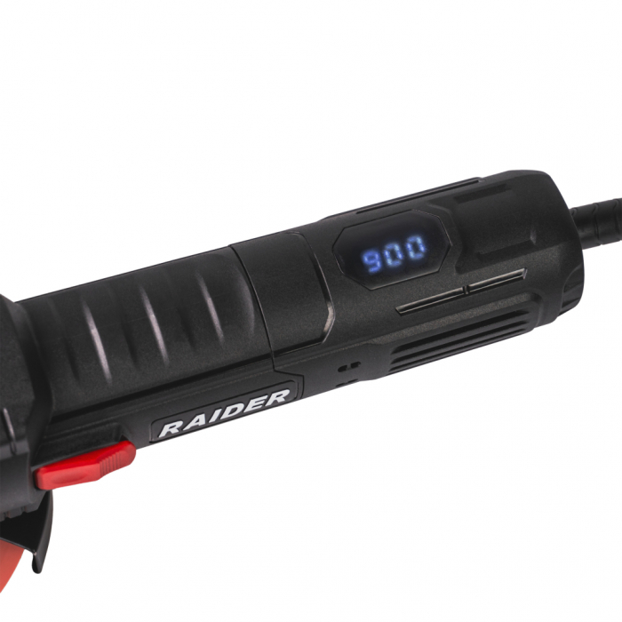 Polizor unghiular Raider Pro RDP-AG79 Black Edition, 900W, 125mm, LCD, Reglaj viteză [2]