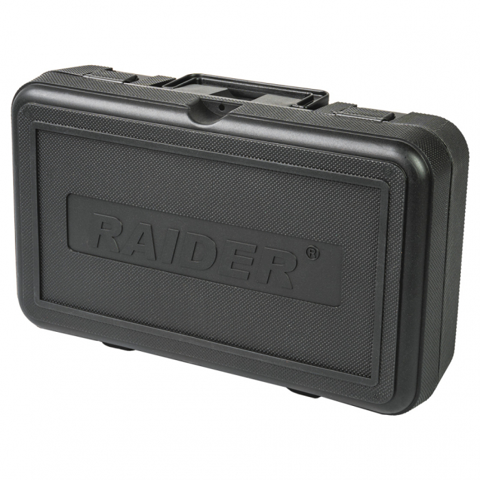 Polizor unghiular Raider Pro RDP-AG79 Black Edition, 900W, 125mm, LCD, Reglaj viteză, Mâner auxiliar, Geantă inclusă [7]
