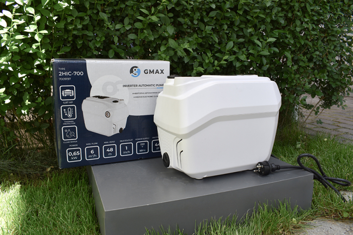 Pompă automată cu invertor Gmax 2HIC-700, 0.87 HP, debit 6 m³/h, Hmax 48 m, presiune constantă, 1 tol [2]