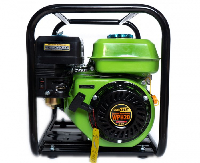 Pompă cu motor pe benzină Procraft WPH20 de înaltă presiune, debit 20 m³/h, refulare la 55m, 163 cm³ [2]