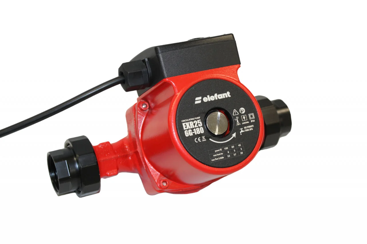 Pompa de circulație EXR25 6G-180, debit  55 l / min [3]
