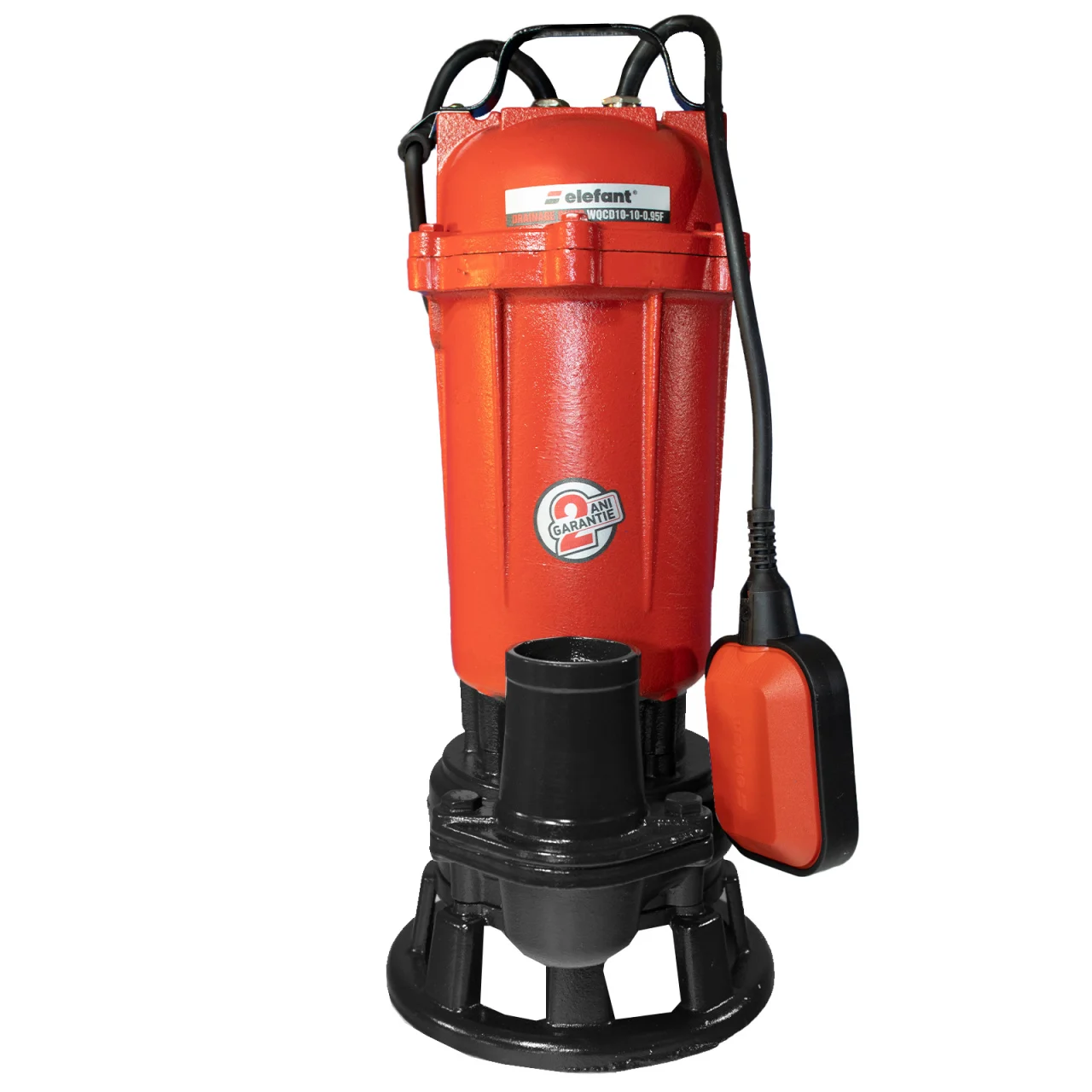 Pompa de drenaj submersibila WQCD10-10-0.95F, putere 750 W, 2850 rot / min, cu tocator, debit maxim 15000 l/h [2]