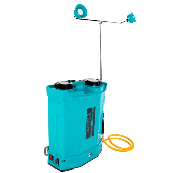 Pompa de stropit cu acumulator, Detoolz 16L, debit 2.6 l/ min, presiune 5.5 bar, DZ-PA1006-S001-G01 [12]