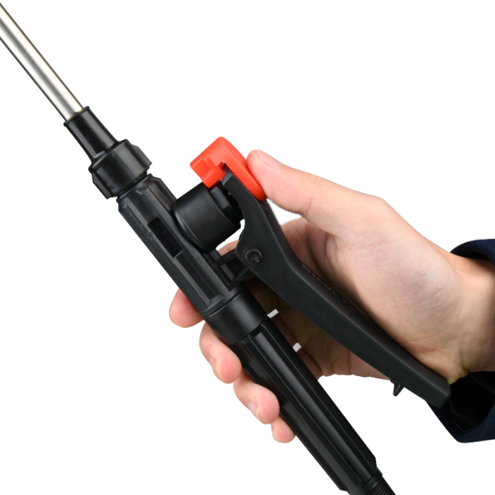 Pompa de stropit cu acumulator Micul Fermier 12L, 5.5 Bari, lance 80 cm, debit 2.6 L/min, acumulator 12 V, 8 Ah,MF-PA1005-S001-G01 + Atomizor electric portabil 80W [8]