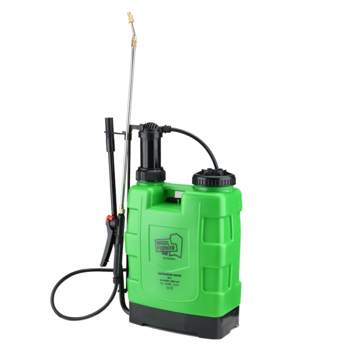 Pompa de stropit manual Micul Fermier 12L, debit 5l/min, MF-PM1011-S001-G01 [2]