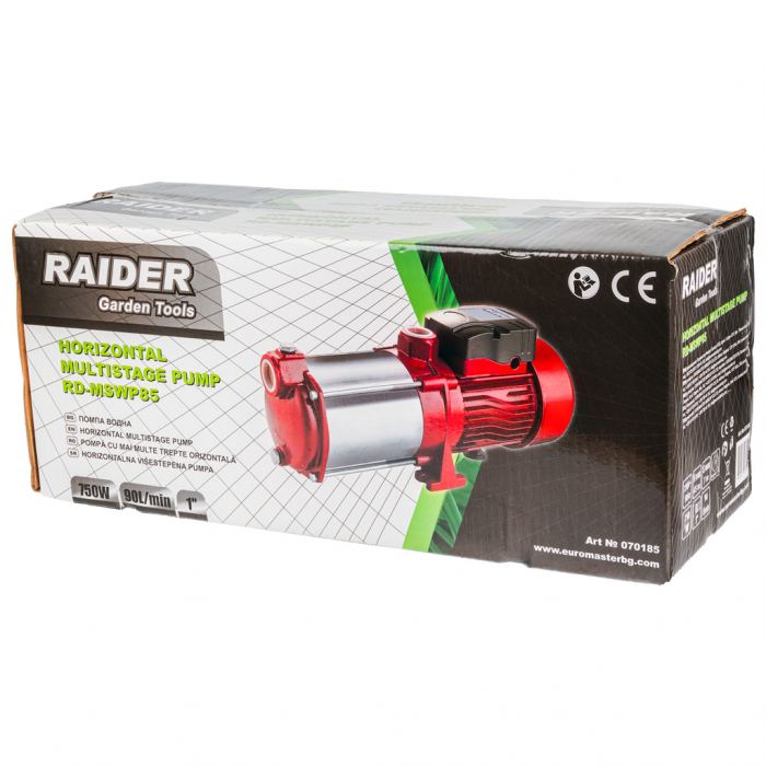 Pompa multietajata orizontala 750W, 1 tol, debit 90L/min, 45m RD-MSWP85 [3]