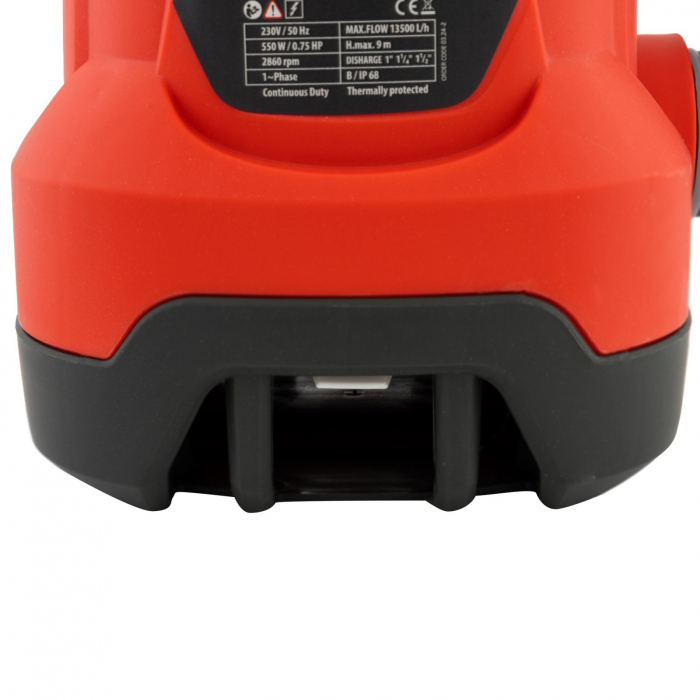 Pompa pentru apa murdara QTP550, debit 13500 l/h,  putere 550W, adancime max 7 m [2]