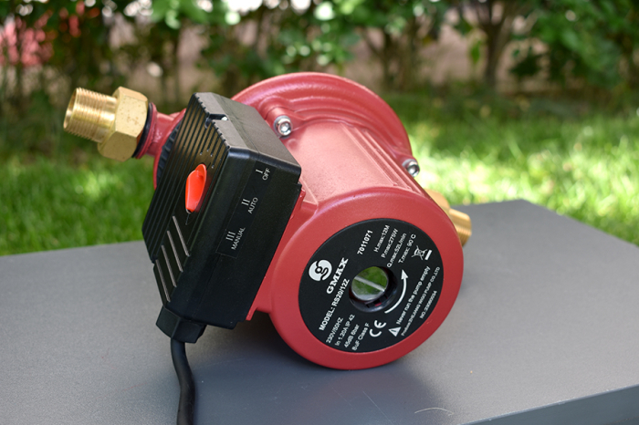 Pompa ridicare presiune sisteme solare nepresurizate Gmax RS20/12Z, putere 275 W, debit 3.1m3/h, inaltime max 12m [6]