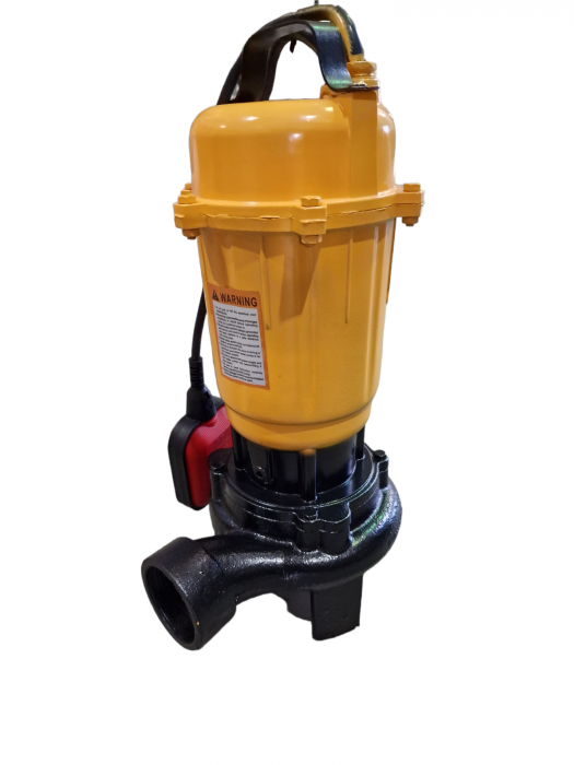 Pompa ROTOR  pentru hazna, fosa, apa murdara, WQCD10-10-0.75F, putere 1500 W, debit 180 L / min [3]