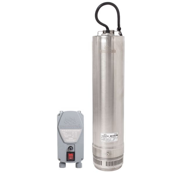 Pompa submersibila centrifugala multietajata Wasserkonig SI62110/5, diametru 5", 1550 W, debit 6600 l/h, inaltime refulare 62 m [2]