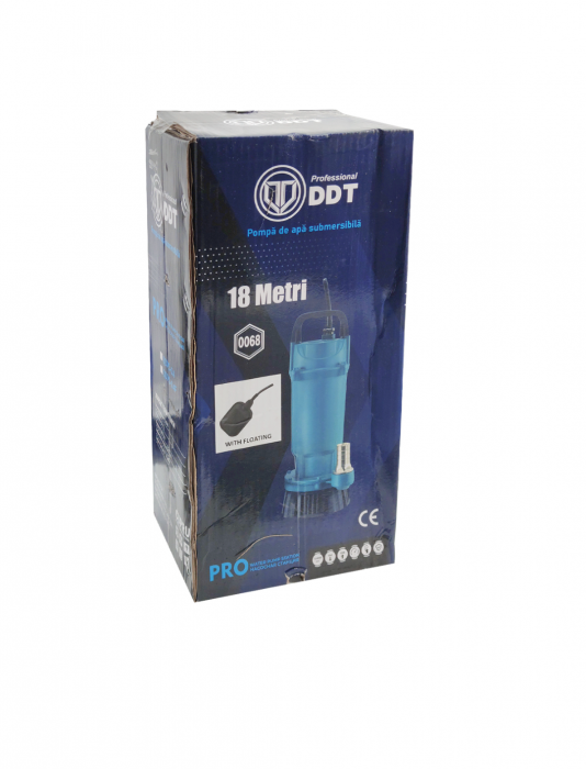 Pompa submersibila cu plutitor DDT, QDXS-0,4F, 400 W, 1.5 m³/h, 2860 Rpm, 18 Metri [3]
