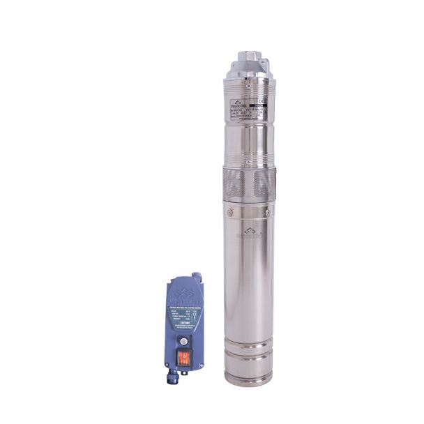 Pompa submersibila cu surub Wasserkonig SI8550, pentru ape curate, diametru 4", inox, putere 1150 W, debit 3000 l/h, inaltime refulare 85 m [2]
