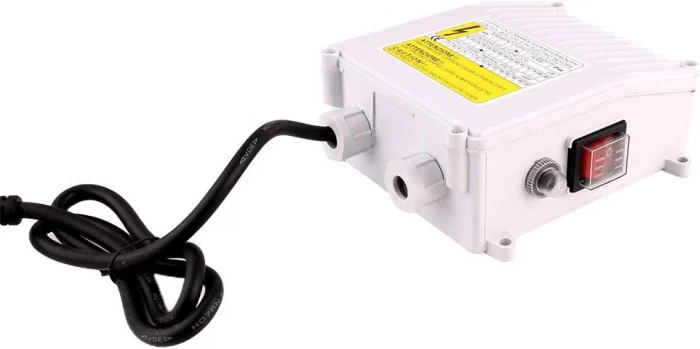 Pachet - Pompa submersibila 13 turbine DRK, Model 4SDM8-13, refulare 75 m, 1.5 kW/ 2HP, debit 10 m³/h + Racord compresiune 2 tol + Rola cablu otel zincat 4-5.5mm, lungime 100m [4]
