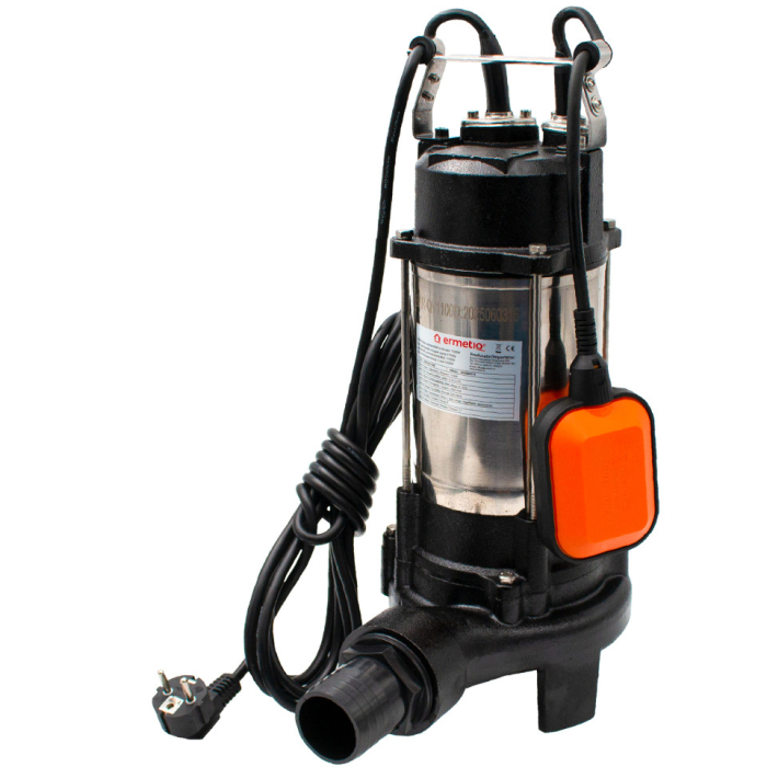 Pompa Submersibilă de Drenaj cu Tocător 1100W BAR-QV1100D, debit 10000 L/H, Performanță Ridicată pentru Drenajul Apelor Murdare și Evacuarea Reziduurilor, Ideală pentru Zone Inundate și Fose Septice [2]