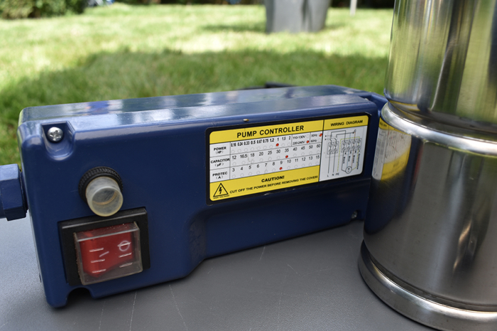Pompa submersibila de foraj Gmax 4SKm100, debit 2.5 m3/h, putere 750 w, coloana de apa 61 m, cablu 20 m, cupru [5]