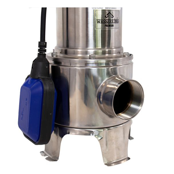 Pompa submersibila din inox Wasserkonig PSI10, particule max. 10 mm, putere 850 W, debit 18000 l/h, inaltime refulare 10 m [3]