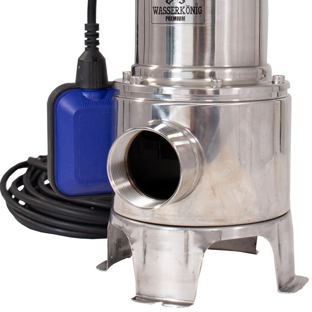 Pompa submersibila din inox Wasserkonig PSI12, particule max. 10 mm, putere 900 W, debit 21000 l/h, inaltime refulare 12 m [3]