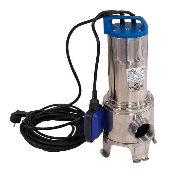 Pompa submersibila din inox Wasserkonig PSI12, particule max. 10 mm, putere 900 W, debit 21000 l/h, inaltime refulare 12 m [2]