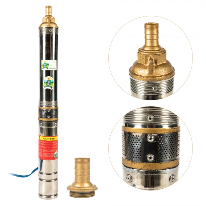 Pompa submersibila Micul Fermier GF-0707-S001-G02, 230V, 1.1KW, debit 3m3/H, H refulare 51m [1]