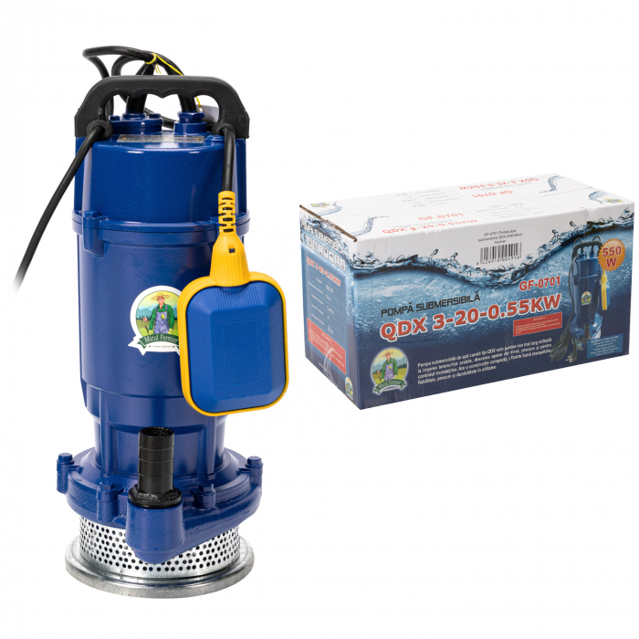 Pompa submersibila Micul Fermier, Inaltime de pompare 20m 0,55kW + Furtun insertie 1'' pentru apa 30 M Micul Fermier [3]