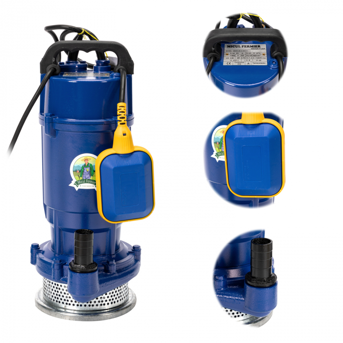 Pompa submersibila Micul Fermier, Inaltime de pompare 20m 0,55kW + Furtun insertie 1'' pentru apa 30 M Micul Fermier [2]