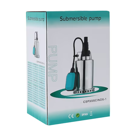 Pompa Submersibilă pentru Apă Murdară DRK CSP400LC – Inox, 400W, Debit Max 7500 l/h, Flotor Electric, Cablu 10m [3]