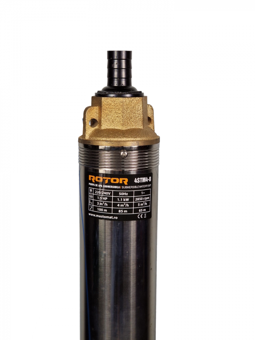 Pompa submersibila ROTOR 4stm4-8, putere 1100W, debit 5 m³/h [2]