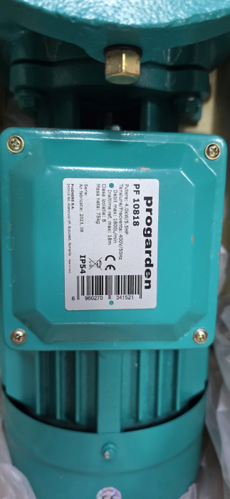 Pompa suprafata 4 tol, 4kW, 1800L/min, 18m, apa curata, ProGARDEN PF 10818 [2]