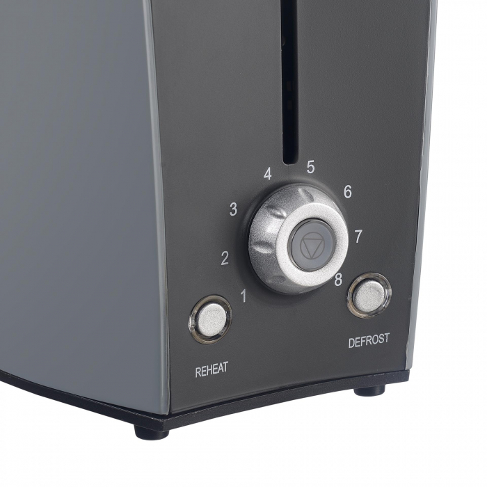 Prăjitor de Pâine Albatros Confort – 800W, 2 Felii, 8 Trepte de Prăjire, Termostat Reglabil, Funcții Decongelare & Reîncălzire, Ridicare Automată, Oprire Manuală, Design Modern și Ergonomic [4]