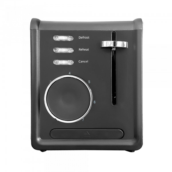 Prajitor de paine Samus Toasty, 2 felii, 7 trepte de rumenire, functie decongelare, functie reincalzire, mecanism automat de ridicare a feliilor, tavita pentru firimituri, Inox [2]