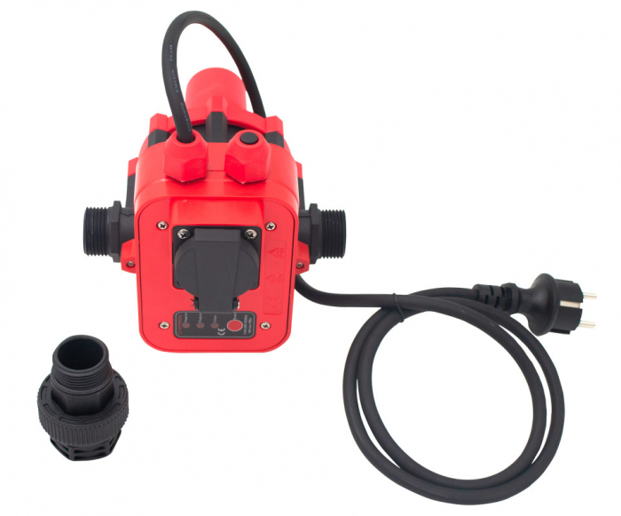 Prescontrol automatic BAR‑EPC1 (EPC‑1) – control presiune & debit, 220 V, IP65, G1″, 10 bar, pentru pompe de apă curate [3]