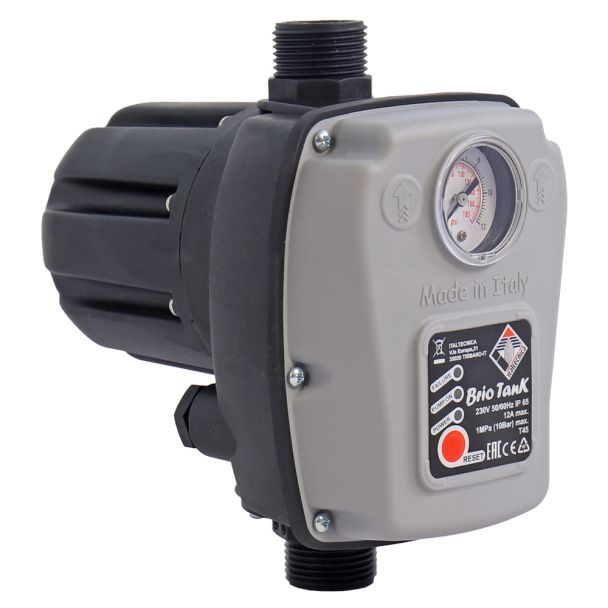 Prescontrol cu manometru Italtecnica BRIO-TANK_2.0, 230 V, max 1500 W, max. 10 bari, recipient 0.4 L [5]
