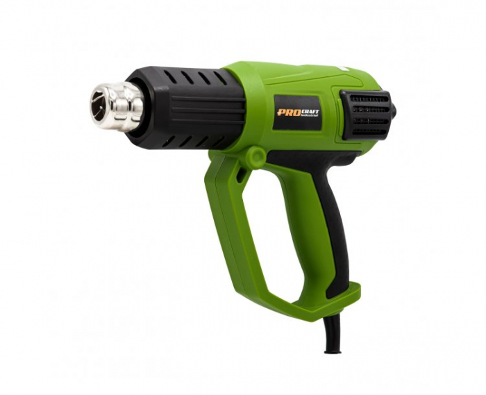 Pistol aer cald Procraft 2500 Industrial cu Accesorii 2500W, 70-650 grade C, 2 Trepte [11]