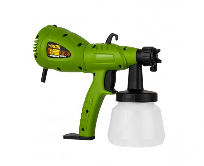 Pistol de vopsit Procraft PSE 550 electric, 550 W, 30000 rotatii, 1.5/1.8mm, 640 ml/min [6]
