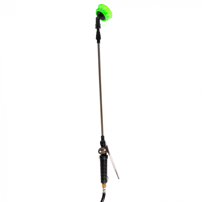 Pulverizator pe acumulator 90L, presiune 7 bar, lance 77 cm, debit 5L/min, furtun 50 m, Micul Fermier [11]