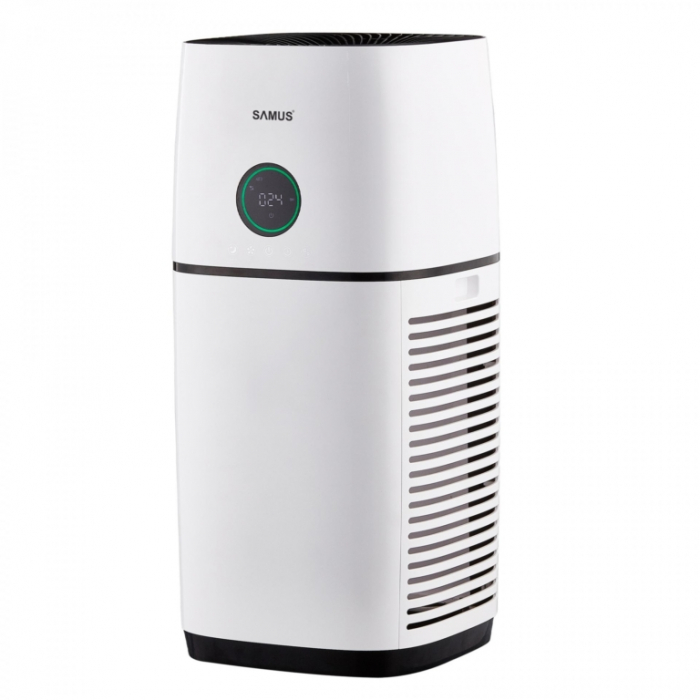 Purificator aer Samus Expert 66 , suprafata de acoperire 66 mp, Wi-Fi, control touch, 4 trepte, afisaj digital, timer, ionizare, filtru HEPA, Alb [3]