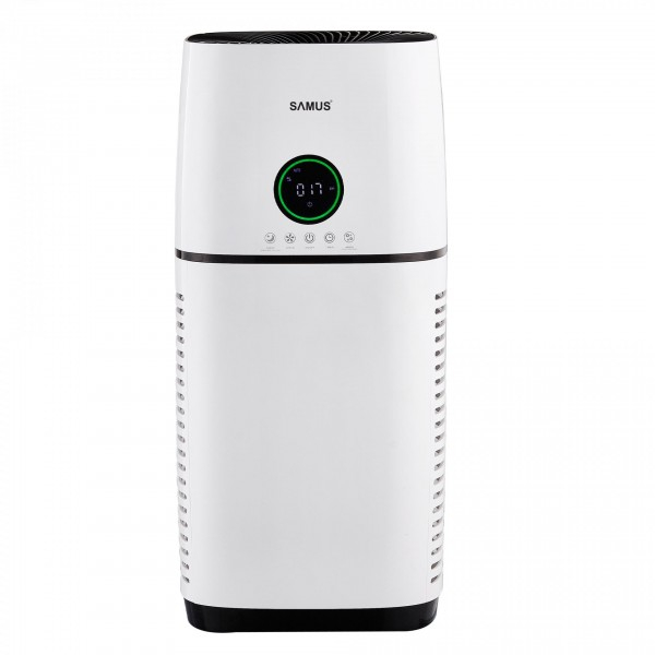 Purificator aer Samus Expert 66 , suprafata de acoperire 66 mp, Wi-Fi, control touch, 4 trepte, afisaj digital, timer, ionizare, filtru HEPA, Alb [4]