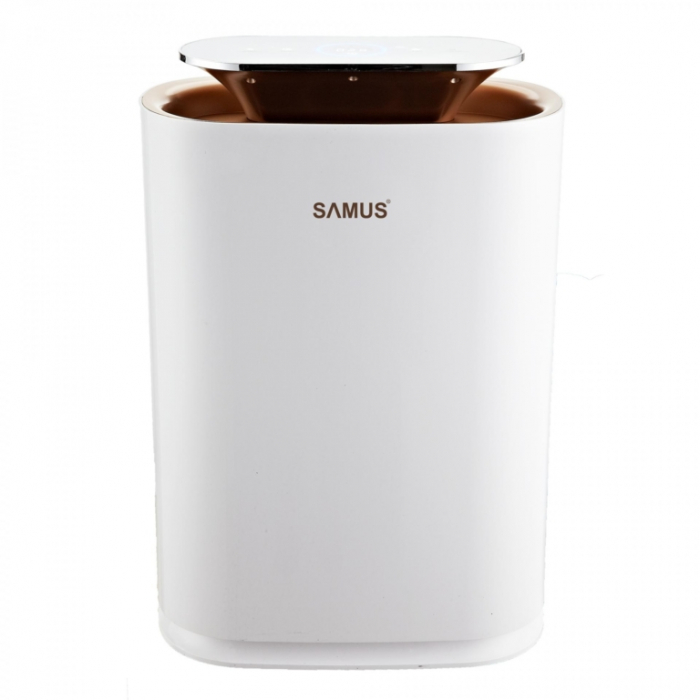 Purificator aer Samus Sensity 38, suprafata de acoperire 38 mp, Wi-Fi, control touch, 4 trepte, afisaj digital, timer, ionizare, filtru HEPA, Alb [3]