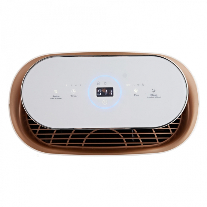 Purificator aer Samus Sensity 38, suprafata de acoperire 38 mp, Wi-Fi, control touch, 4 trepte, afisaj digital, timer, ionizare, filtru HEPA, Alb [4]