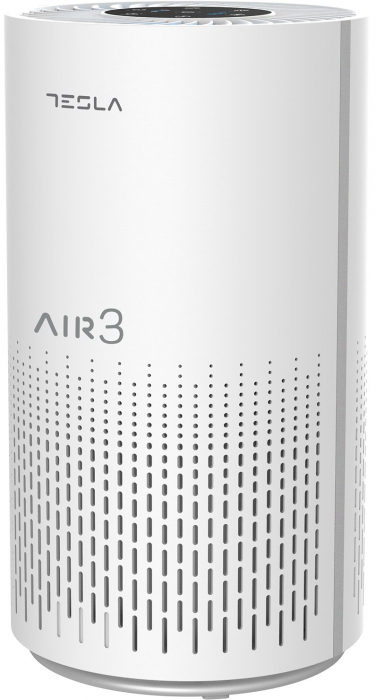 Purificator Tesla Air3, CADR 200 m3/h, Senzor calitate aer, WiFi, Timer, Filtru HEPA, Alb [2]